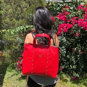 Victoria’s Secret red bag/backpack